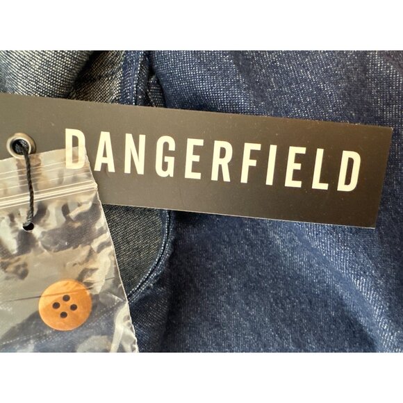 Dangerfield Size 10 Denim Mushroom Print Dress NWT - Picture 16 of 16